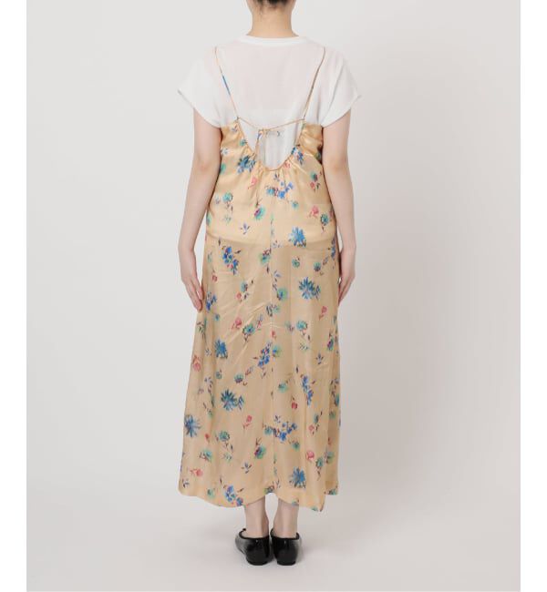 IENA LA BOUCLE「IENA LA BOUCLE ボタニカルプリントキャミソールドレス」|ワンピース|