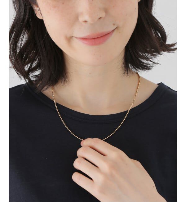 SLOBE IENA「Theia Jewelry/テイア ジュエリー ボールチェーンネックレス 82200N0013」|ネックレス|