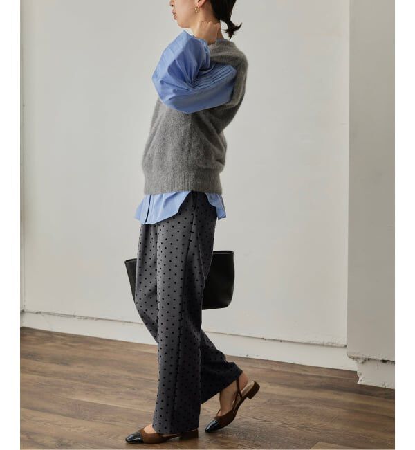 SLOBE IENA「《吸湿発熱/WEBのみ4サイズ展開/追加》CIRCULATE WARM パンツ」|スラックス|