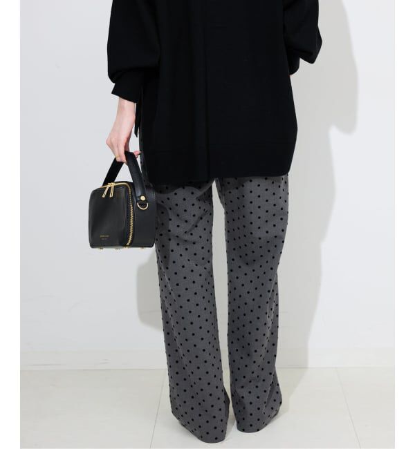 SLOBE IENA「《吸湿発熱/WEBのみ4サイズ展開/追加》CIRCULATE WARM パンツ」|スラックス|