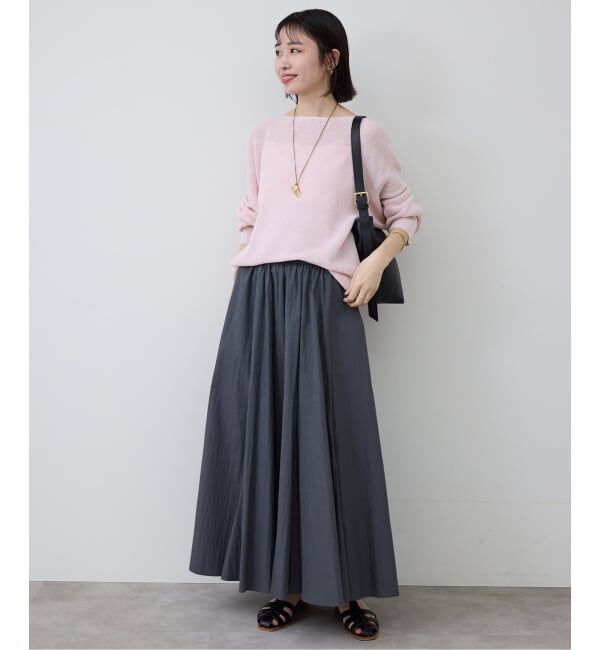 SLOBE IENA「《追加予約》リネン混畦ニット」|ニット・セーター|