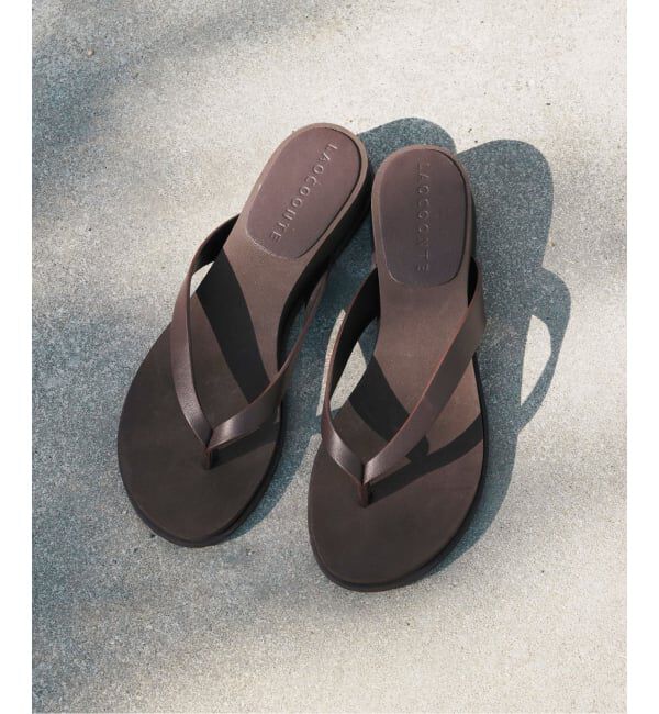 VERMEIL par iena「《予約》LAOCOONTE ラオコンテ サンダル LUCI SOFIA」|サンダル|ブラウン