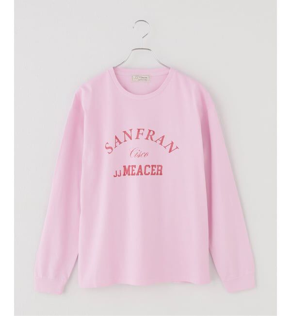 IENA「J.J.Mercer/ジェイジェイマーサー PRINTLONGSLEEVE T SHIRTS Tシャツ」|Tシャツ・カットソー|ピンク