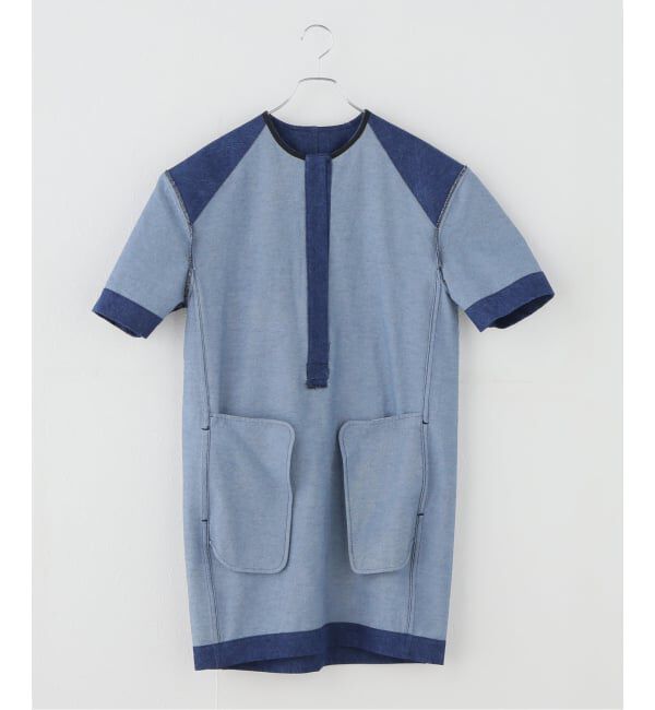 IENA「BOWTE/バウト DENIM MINMUM DRESS ワンピース 261-09-0001」|ワンピース|