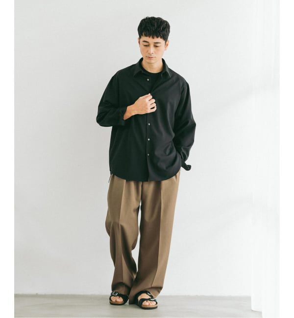 EDIFICE「ラフトップ ウルトラ ワイドパンツ」|スラックス|