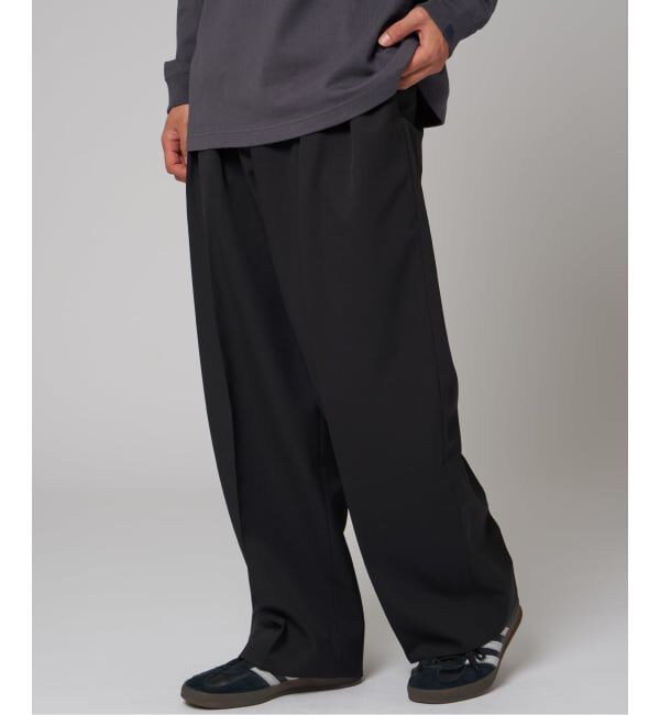 EDIFICE「ラフトップ ウルトラ ワイドパンツ」|スラックス|