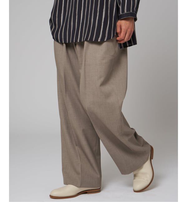 EDIFICE「ラフトップ ウルトラ ワイドパンツ」|スラックス|