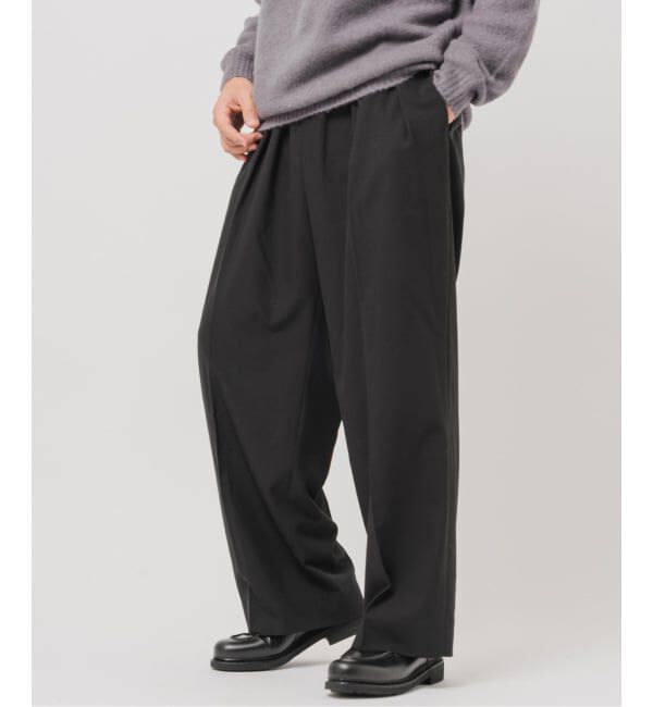 EDIFICE「ラフトップ ウルトラ ワイドパンツ」|スラックス|