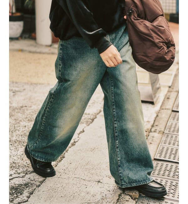 417 EDIFICE「13.5OZ 5Pデニム」|デニム|ブルー A