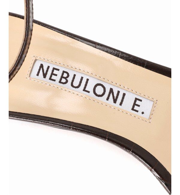 journal standard L'essage「【NEBULONI E. /ネブローニ】クロコカタオシ ワンストサンダル」|サンダル|