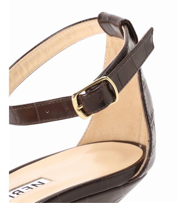 journal standard L'essage「【NEBULONI E. /ネブローニ】クロコカタオシ ワンストサンダル」|サンダル|