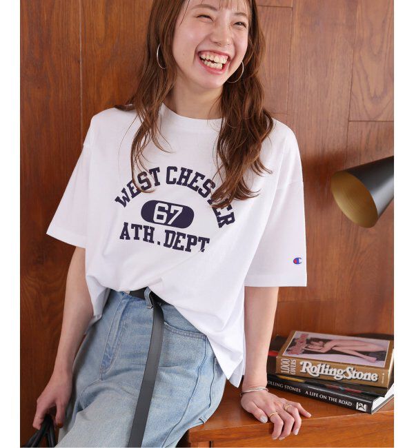 JOURNAL STANDARD relume「別注【Champion/チャンピオン】26/s Jersey Tee：Tシャツ」|Tシャツ・カットソー|