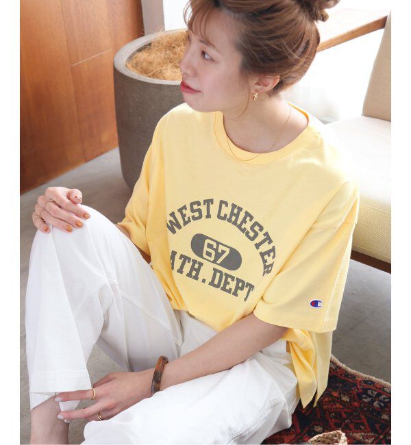JOURNAL STANDARD relume「別注【Champion/チャンピオン】26/s Jersey Tee：Tシャツ」|Tシャツ・カットソー|