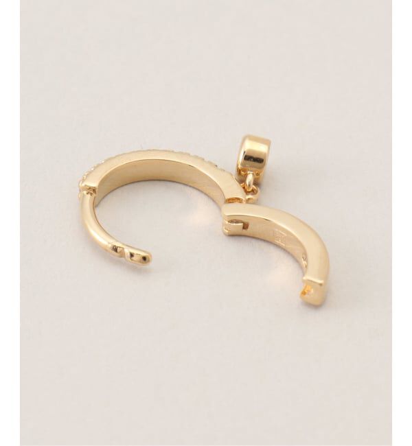 journal standard L'essage「【NOUVEL AMOUR/ヌーベルアムール】MINI HOOP AVA BLUE(SINGLE)：ピアス（片耳用）」|ピアス|