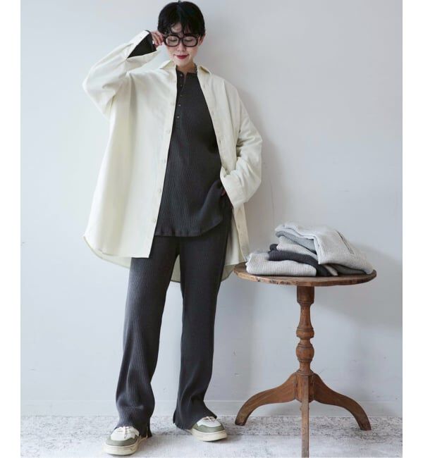 journal standard luxe「コットンスウェード ジーンシャツ」|シャツ・ブラウス|