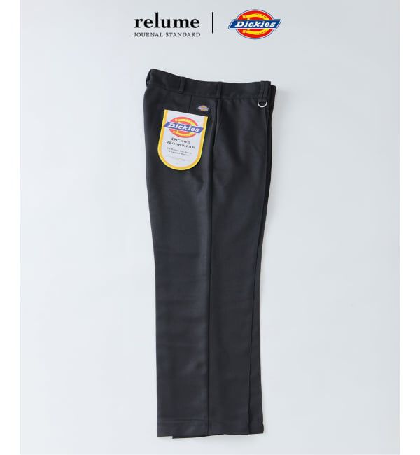 JOURNAL STANDARD relume「Dickies / ディッキーズ 別注 ピンタック ワイドスラックス」|スラックス|ブラック