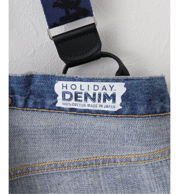 JOURNAL STANDARD「【HOLIDAY/ホリデイ】DAMAGE DENIM SUSPENDER PANTS」|デニム|
