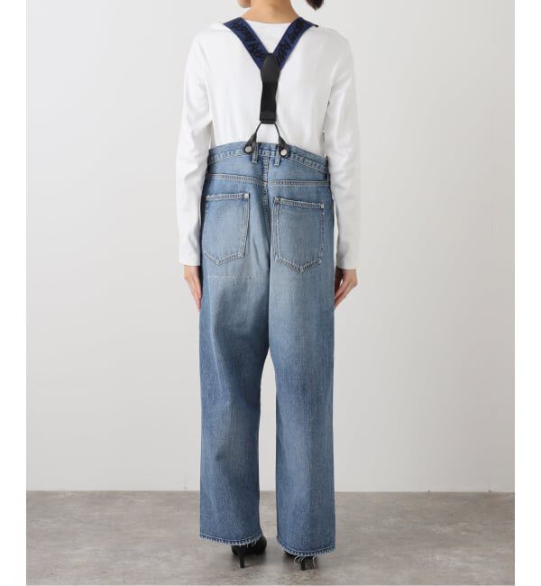 JOURNAL STANDARD「【HOLIDAY/ホリデイ】DAMAGE DENIM SUSPENDER PANTS」|デニム|