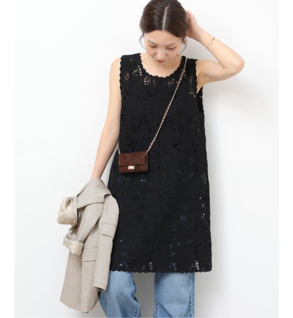 JOURNAL STANDARD relume「［26SS新作］エンブロイダリークロシェレースチュニック」|チュニック|