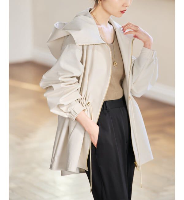 NOBLE「ハイツイストダブルクロスマウンテンパーカー」|ブルゾン・スタジャン|