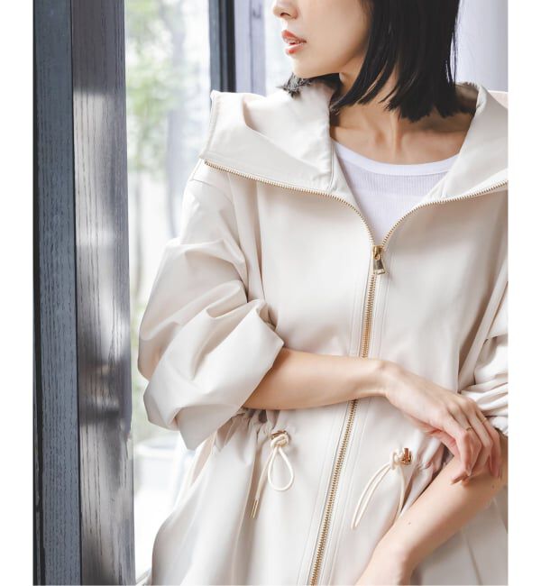 NOBLE「ハイツイストダブルクロスマウンテンパーカー」|ブルゾン・スタジャン|