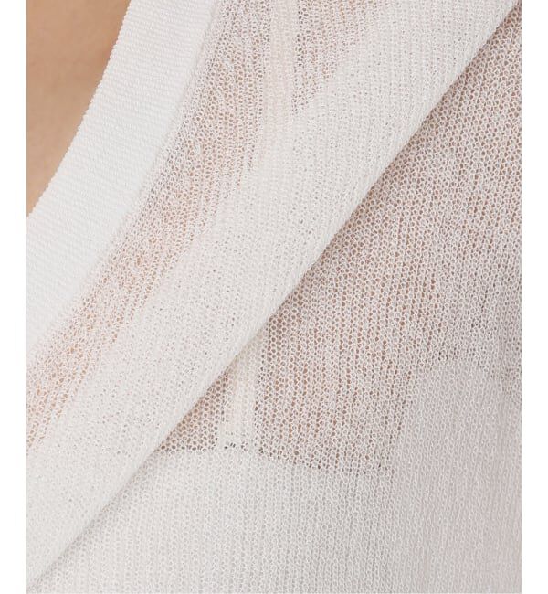 FRAMeWORK「≪予約≫シアーアゼVネックプルオーバー」|ニット・セーター|