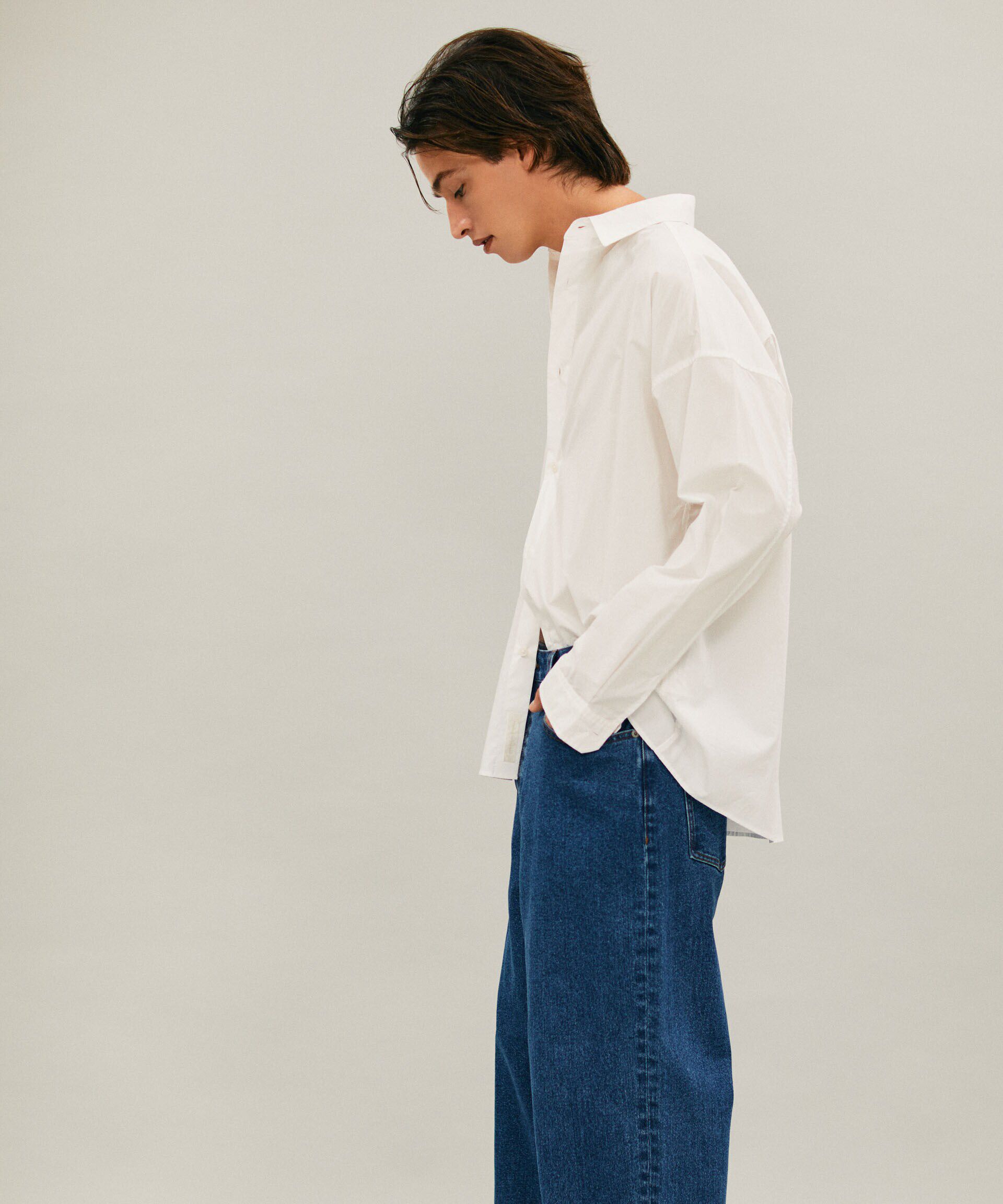 nano･universe「「MC」TIMELESS WARDROBE リラックスフィットデニム 252」|チノ|