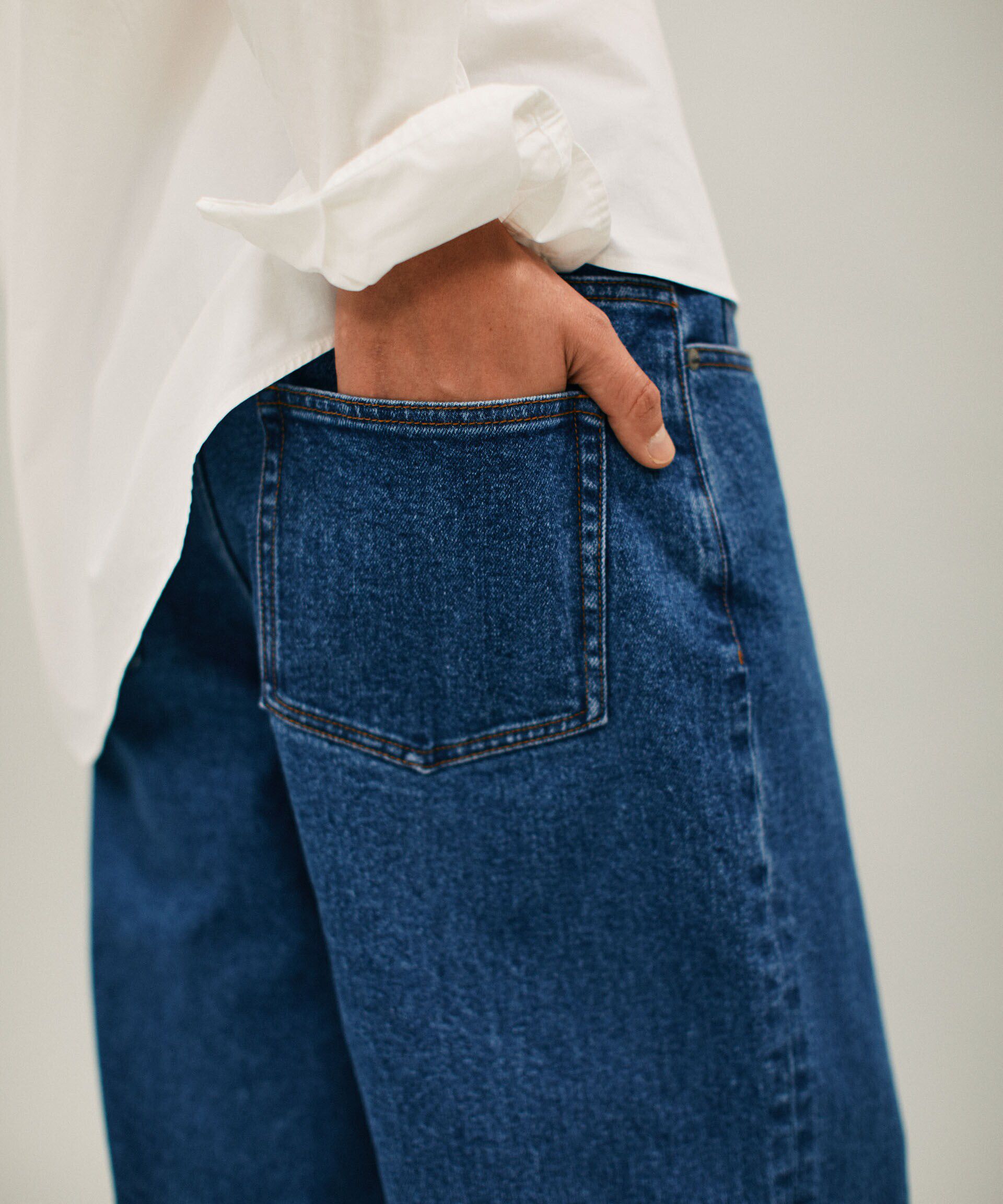 nano･universe「「MC」TIMELESS WARDROBE リラックスフィットデニム 252」|チノ|