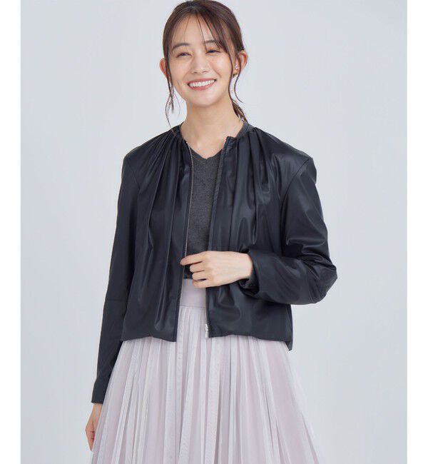 組曲「レザーライクライト ブルゾン」|ブルゾン・スタジャン|