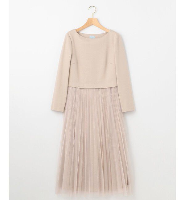 組曲「【WEB限定・KUMIKYOKU NAVY】ジャージーコンビ ギャザーチュール ワンピース」|ワンピース|