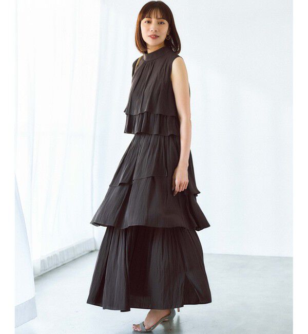 組曲「【入江未悠さんコラボ】ギャザーライトデシンティアード ブラウス」|シャツ・ブラウス|