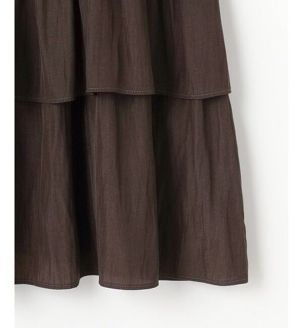 組曲「【入江未悠さんコラボ】ギャザーライトデシンティアード ブラウス」|シャツ・ブラウス|