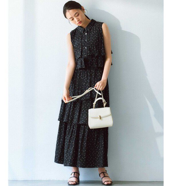 組曲「【入江未悠さんコラボ】ギャザーライトデシンティアード ブラウス」|シャツ・ブラウス|