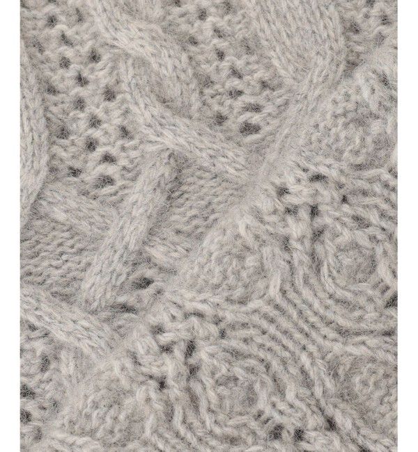 自由区「へアリーケーブル ニット」|ニット・セーター|