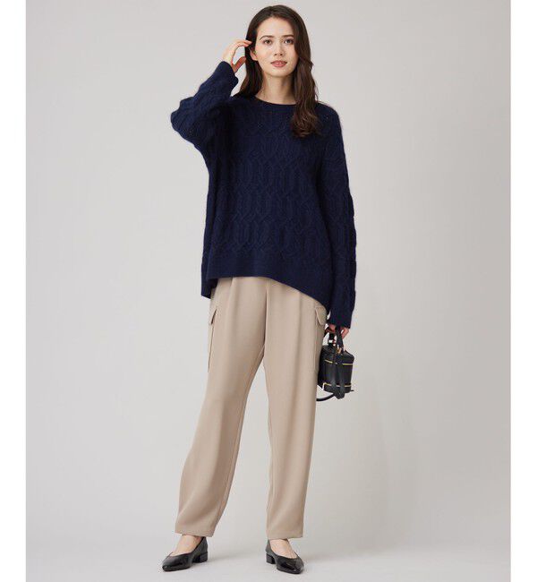 自由区「へアリーケーブル ニット」|ニット・セーター|