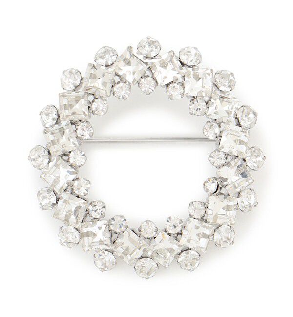 23区「【VERY3月号掲載】ビジュー サークル ブローチ」|ブローチ・コサージュ|