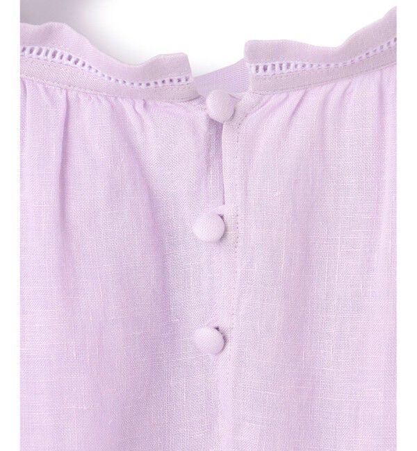 23区「【洗える】LIBECOリネン ボリュームスリーブ ブラウス」|シャツ・ブラウス|