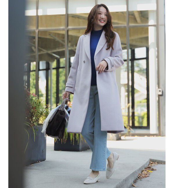 ANY SIS「【美Denimシリーズ】センタープレスセミフレア デニム」|デニム|