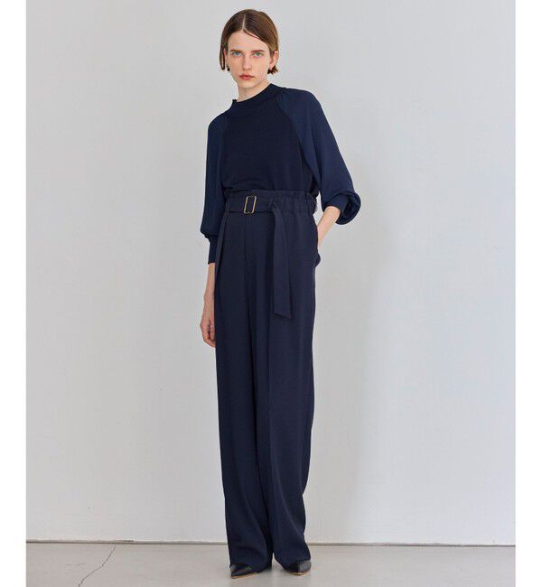 BEIGE,「【WEB限定・洗える】LECERF / 異素材ニットトップス　※新規でUPの為 WEB OFF(KRCWGA0350)」|ニット・セーター|