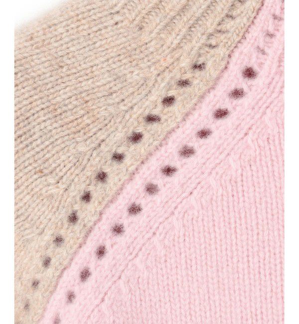 BEIGE,「【Oggi掲載】RULE / ウールカシミヤバイカラーハイネックニット」|ニット・セーター|