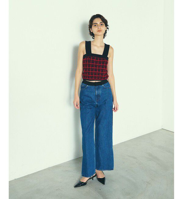 Diagram「チェックニットビスチェ」|カーディガン|