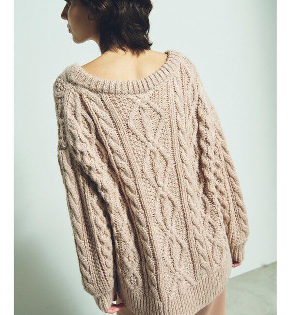 Grace Class「スパングルケーブルニット」|ニット・セーター|