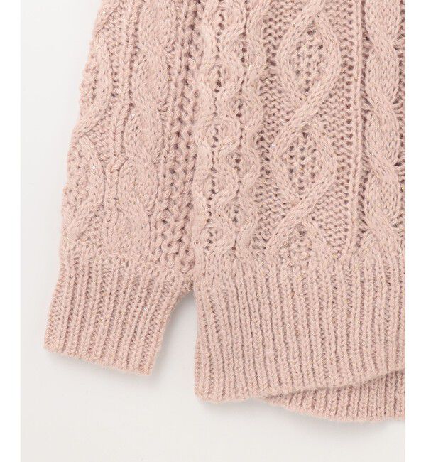 Grace Class「スパングルケーブルニット」|ニット・セーター|