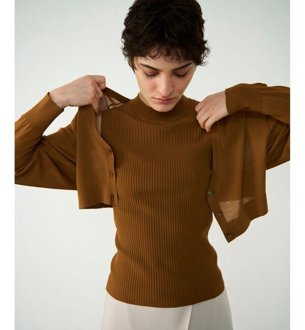 Diagram「ショートドルマンニットカーディガン」|カーディガン|