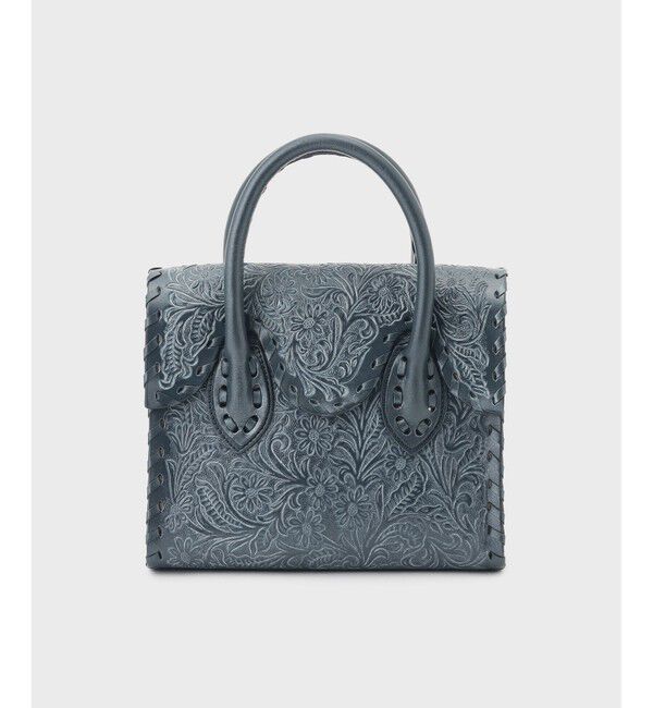 Carving Tribes「MiniRSHandbag-gs」|ハンドバッグ|ネイビー