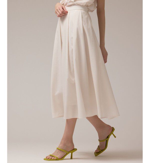 GRACE CONTINENTAL「フレアタックスカート」|スカート|キナリ