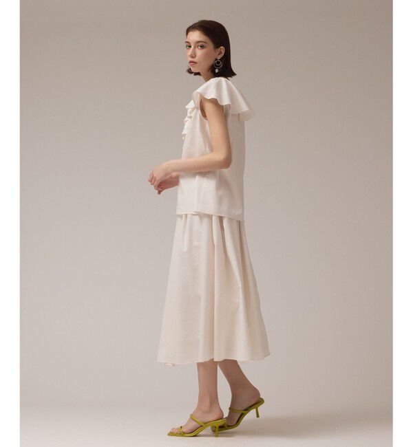 GRACE CONTINENTAL「フレアタックスカート」|スカート|