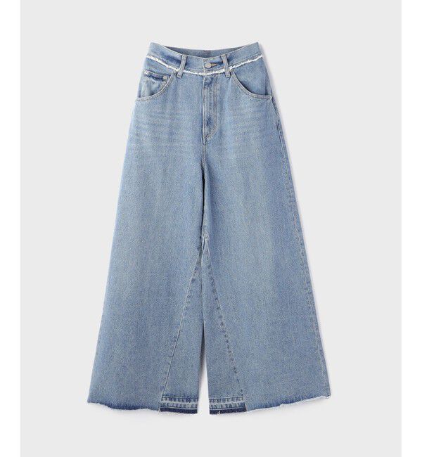 Diagram「ハイウエストバギ－デニム」|デニム|