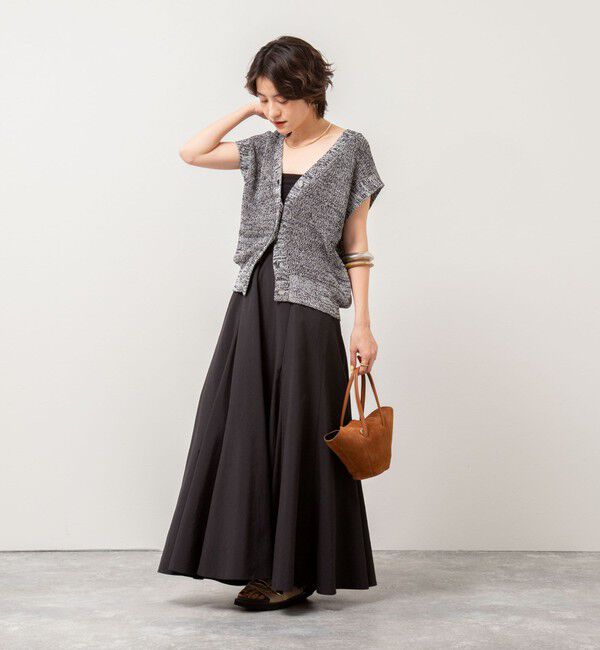 NOLLEY'S「【追加】【WEB＆一部店舗限定色あり】ウォッシャブルヴィンテージタフタマチ入りマキシスカート」|スカート|