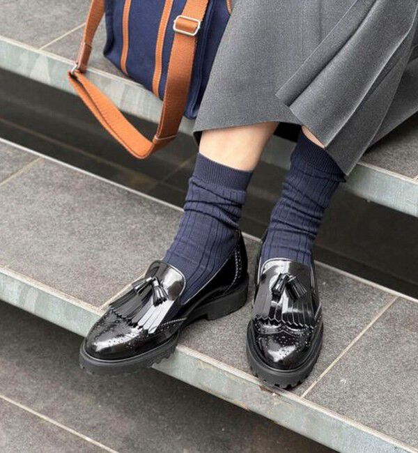 NOLLEY'S「キルトタッセルローファー」|ローファー|ブラック